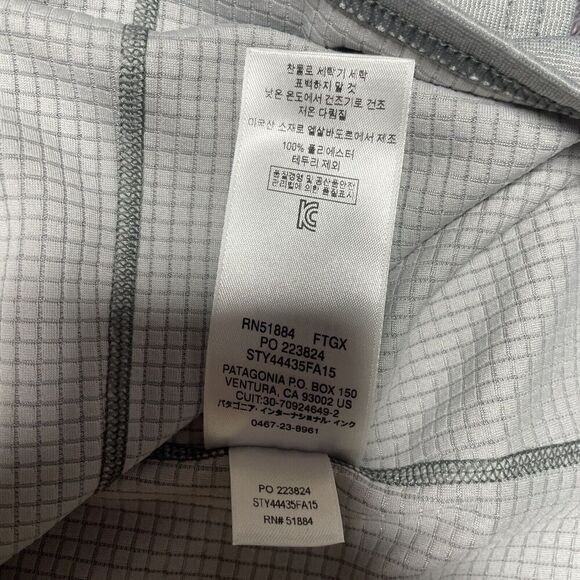 Patagonia Womens M Midweight Capilene Baselayer Gray Long Sleeve Polartec - Picture 5 of 11